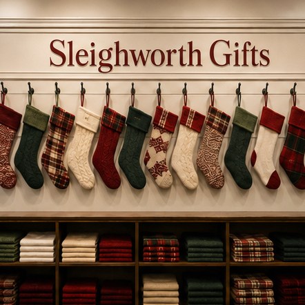 Customized christmas stockings for families and new households