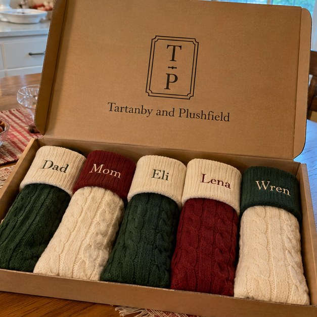 Personalized christmas stockings — customer photo