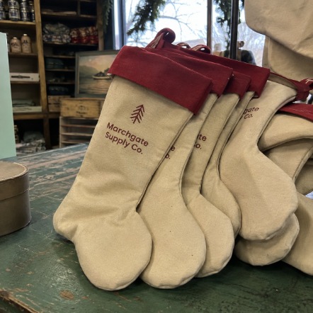 Promotional custom christmas stockings with company logo